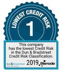 Logo Lowest credit risk Bisnode